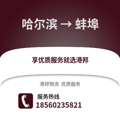 哈尔滨到蚌埠物流专线_哈尔滨到蚌埠货运专线公司