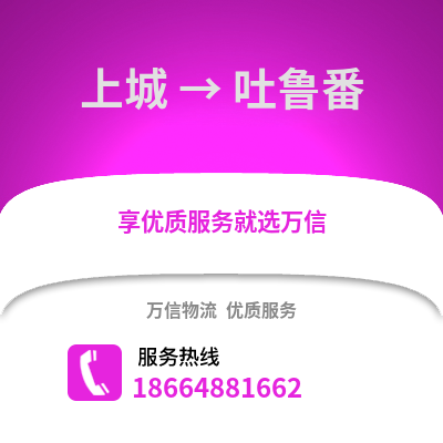 杭州上城到吐鲁番物流专线_杭州上城到吐鲁番货运专线公司