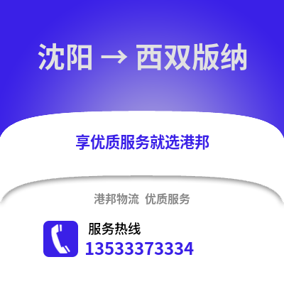 沈阳到西双版纳物流专线_沈阳到西双版纳货运专线公司