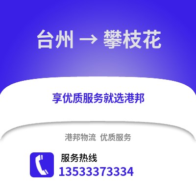 台州到攀枝花物流公司,台州到攀枝花货运,台州至攀枝花物流专线2