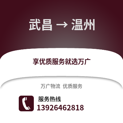 武汉武昌到温州物流专线_武汉武昌到温州货运专线公司