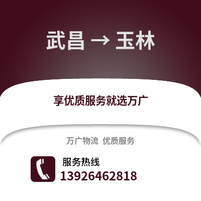 武汉武昌到玉林物流专线_武汉武昌到玉林货运专线公司