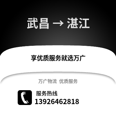 武汉武昌到湛江物流专线_武汉武昌到湛江货运专线公司