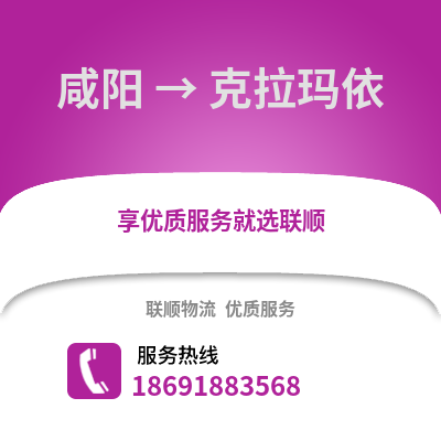 咸阳到克拉玛依物流专线_咸阳到克拉玛依货运专线公司