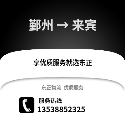 宁波鄞州到来宾物流专线_宁波鄞州到来宾货运专线公司
